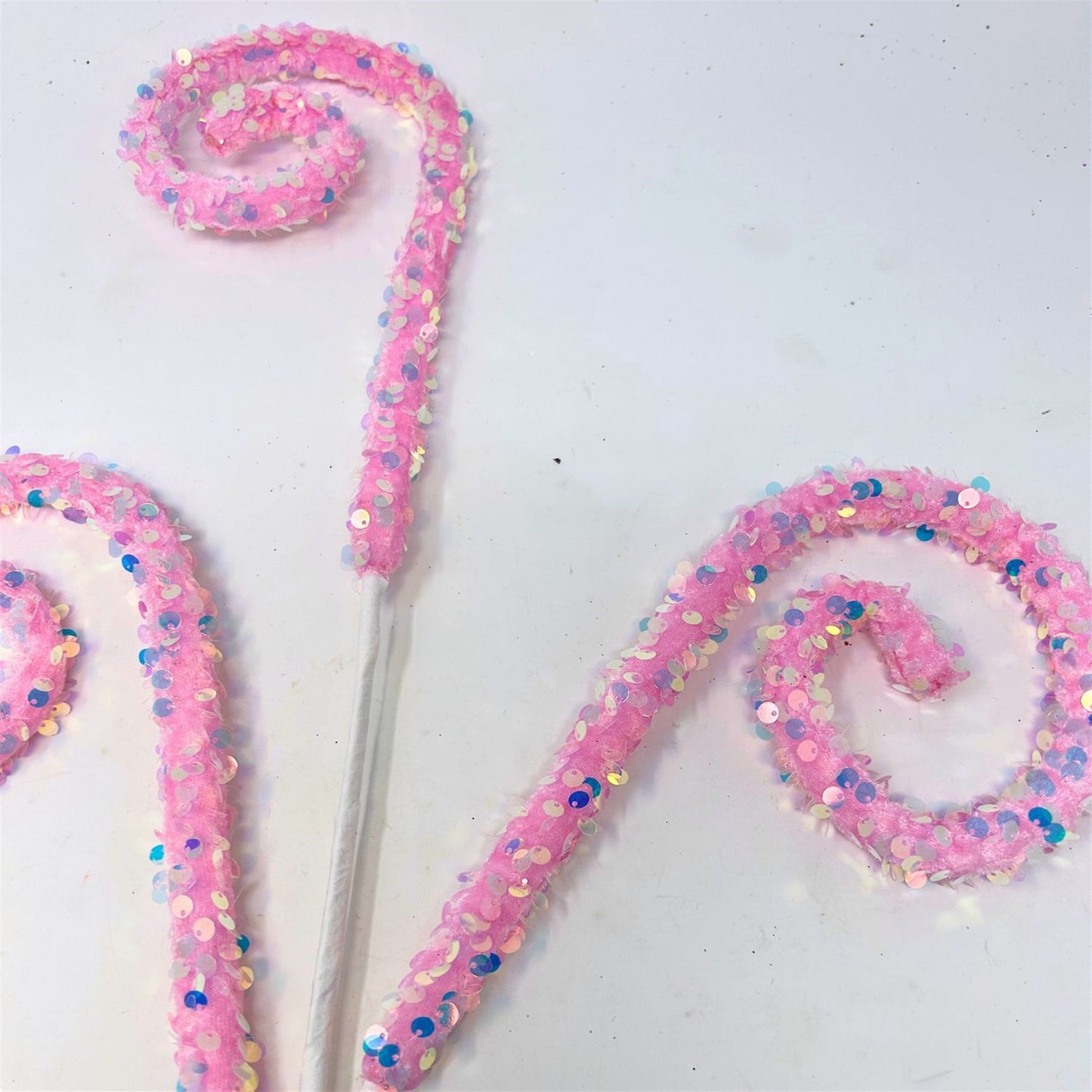 Velvet Sequin Curl Spray - Pink 29” | KS