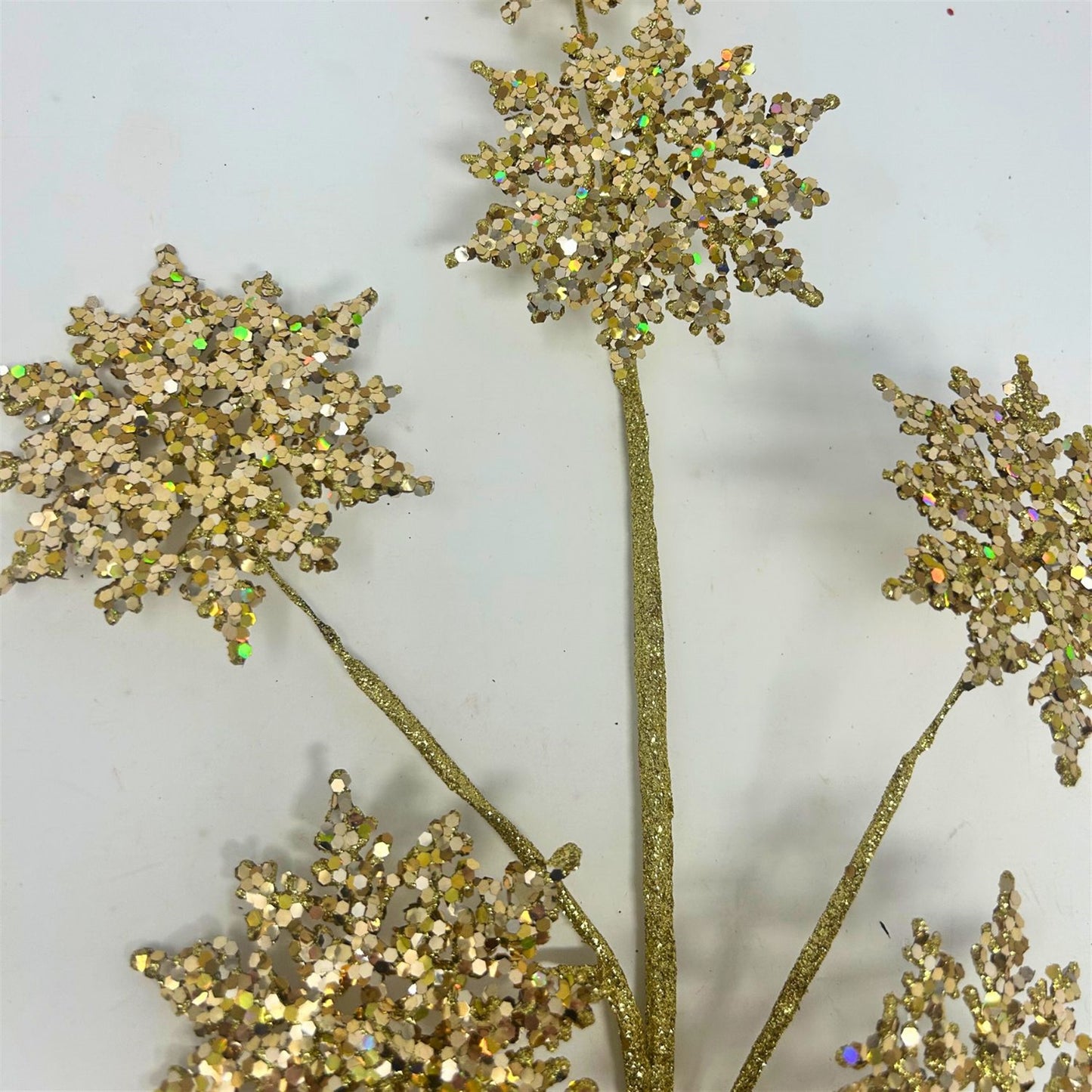 Glitter Snowflake Spray - Gold 30.5” | KS