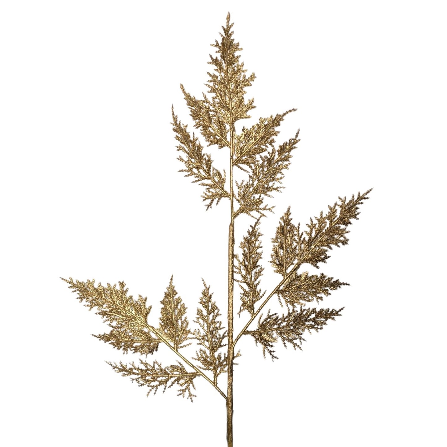 Metallic Cedar Spray - Gold 24” | KS