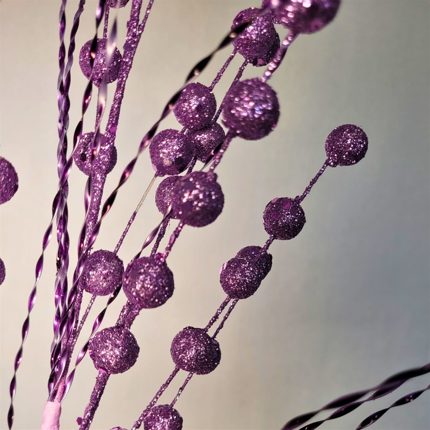 Metallic Twist Glitter Spray - Purple 32” | KS