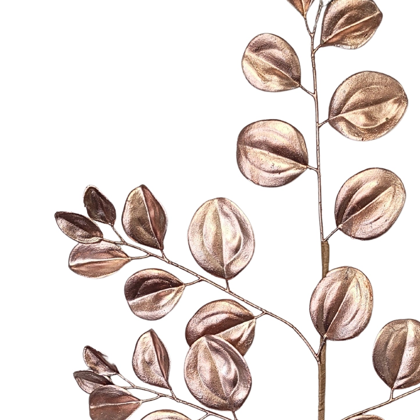 Metallic Smilax Leaf Spray - Rose Gold 32” | QP