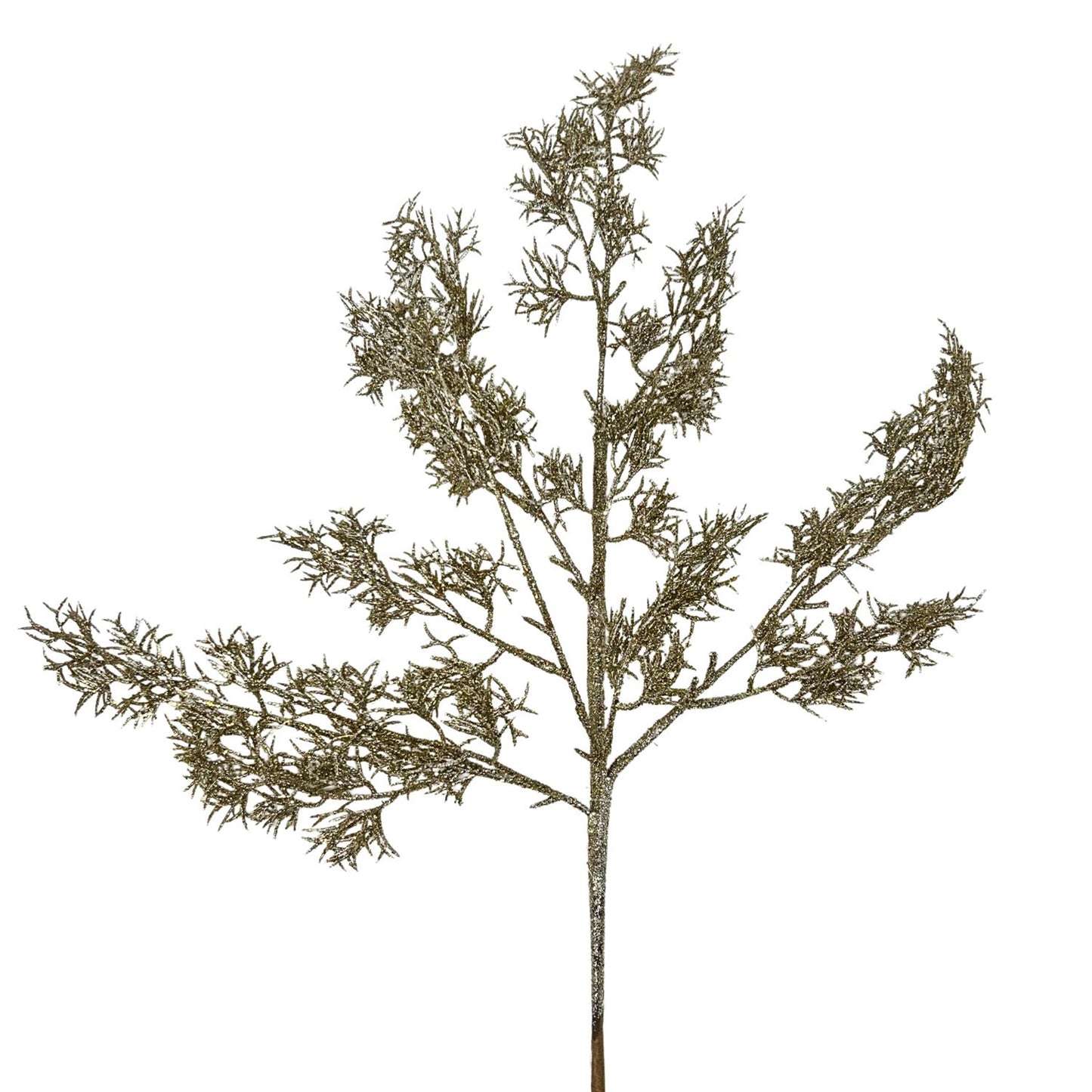 Glittered Italian Cypress Spray - Champagne 29” | QP