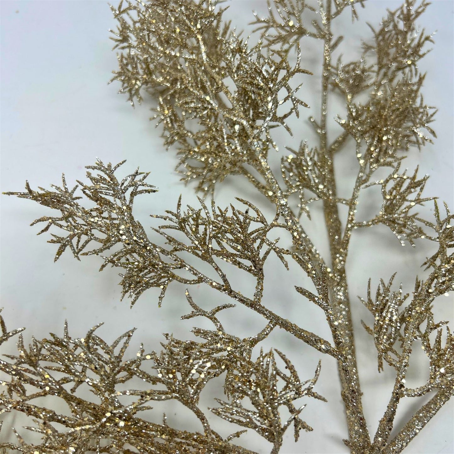Glittered Italian Cypress Spray - Champagne 29” | QP