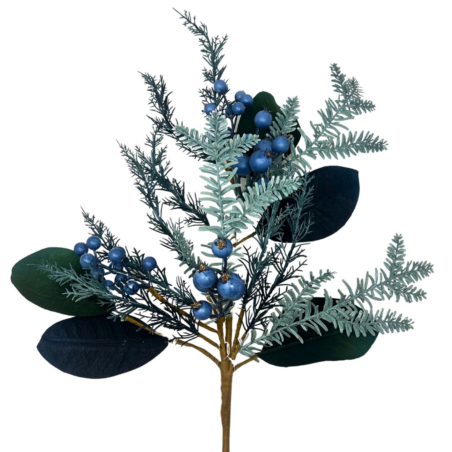 Blue Berry Mixed Pine/Magnolia Spray 30” | QP