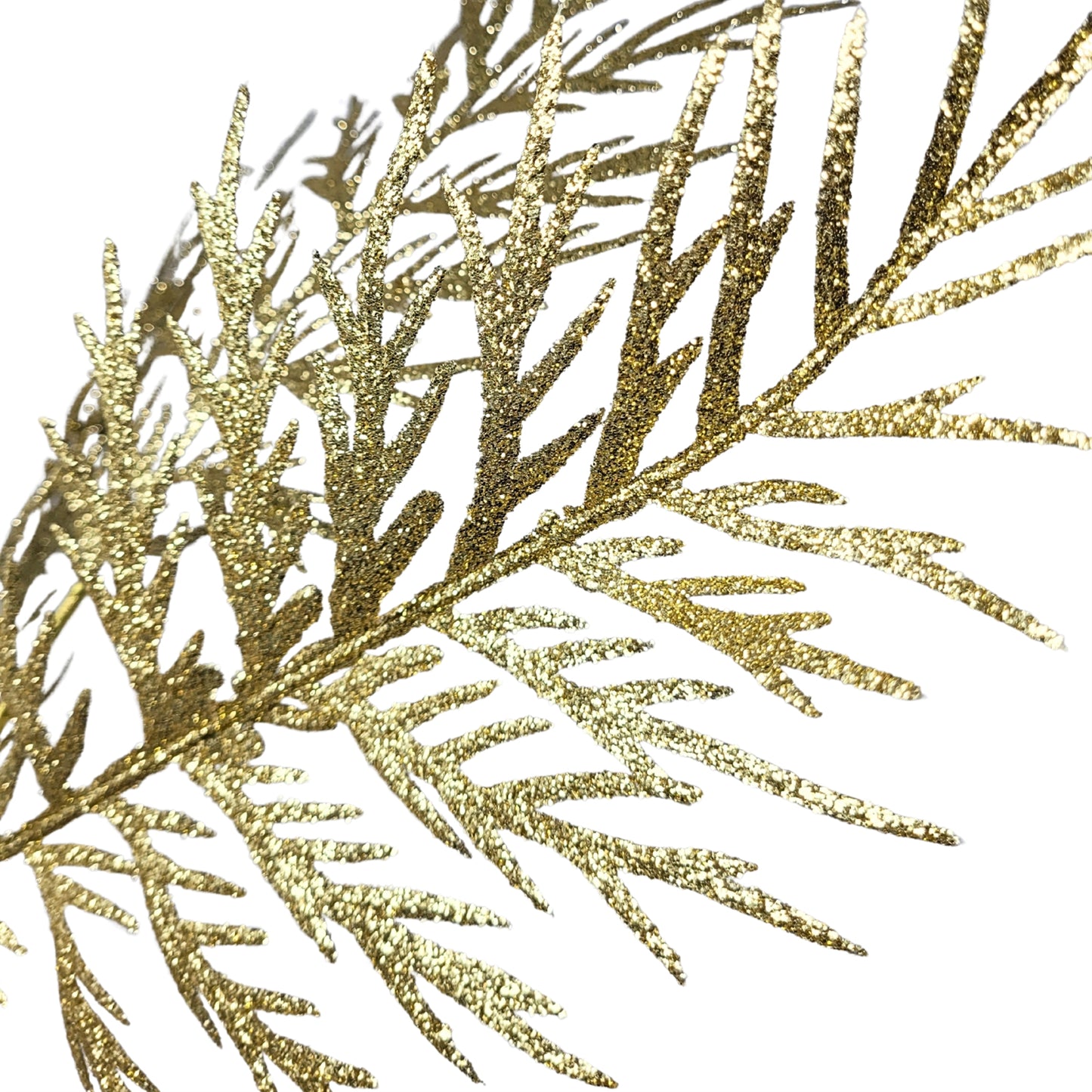 Glitter Modern Fern Spray - Gold 29” | YS