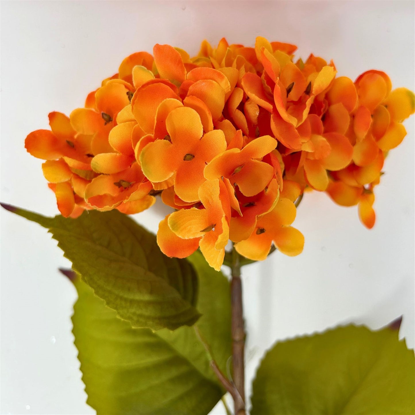 Meadows Hydrangea Spray - Orange 27” | YS