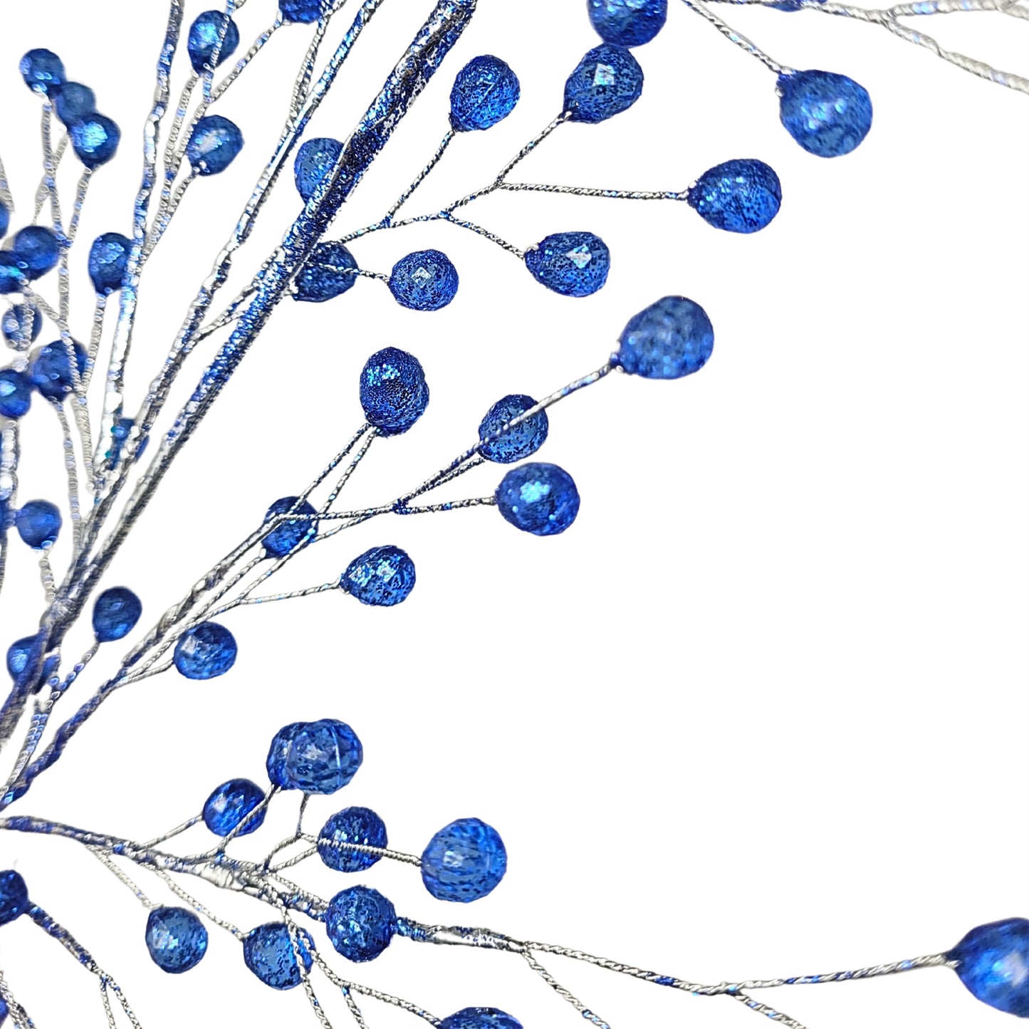 Royal Blue Acrylic Glitter Bead Spray 26” | YS