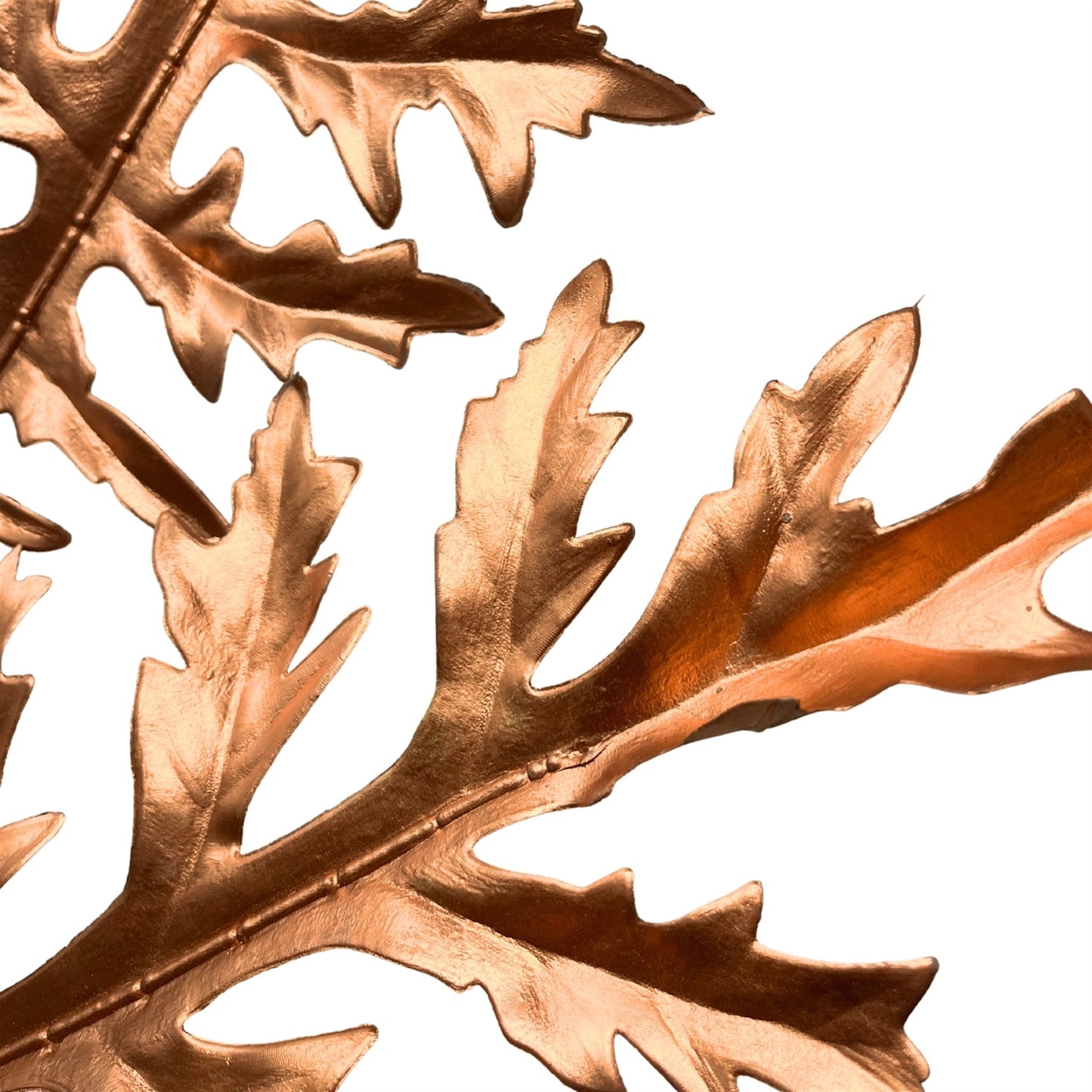 Giant Metallic Sharktooth Fern Spray 40" - Copper
