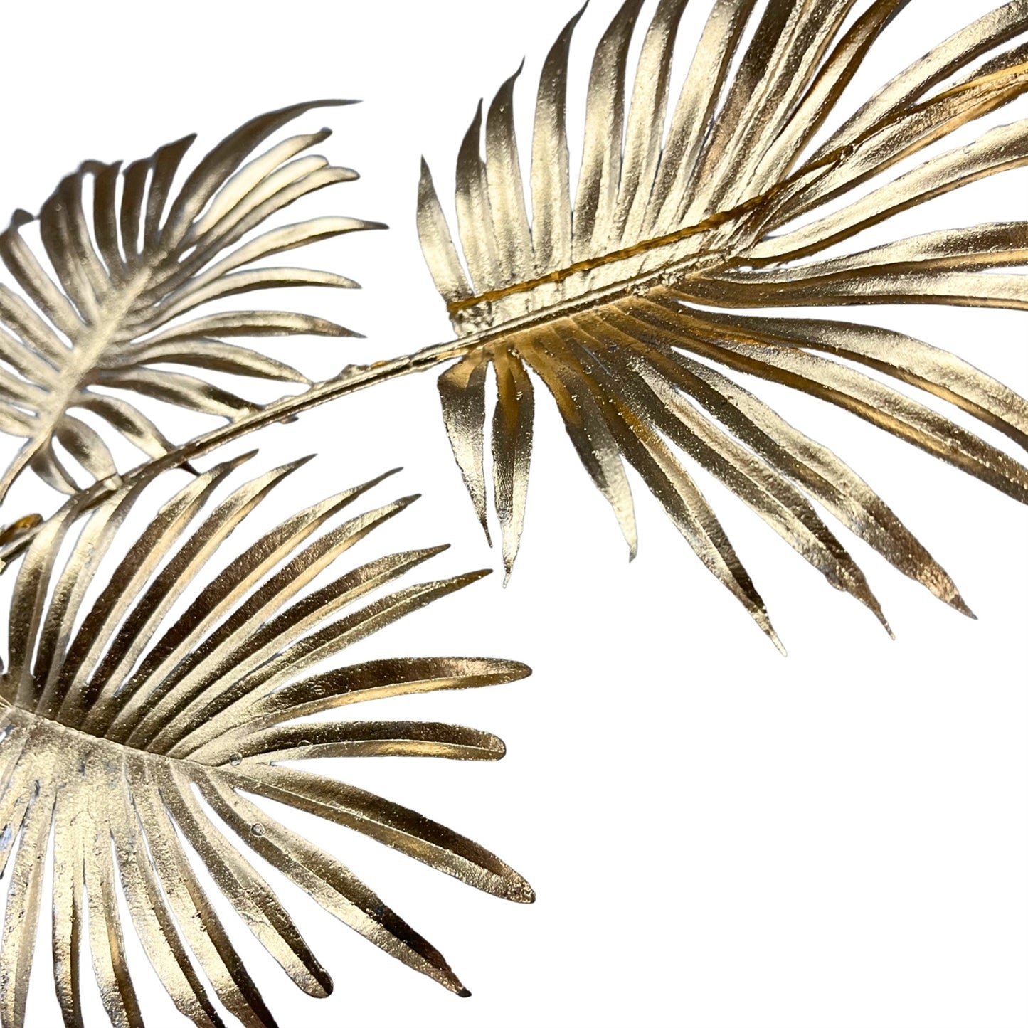 Metallic Palm Spray - 35" - Gold