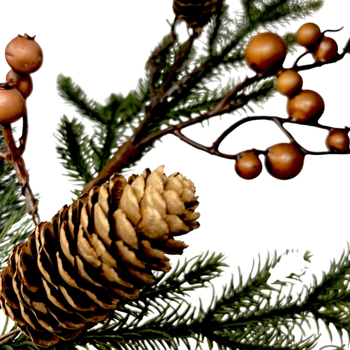 Earth Toned Berry/Pine Spray 24" | KS