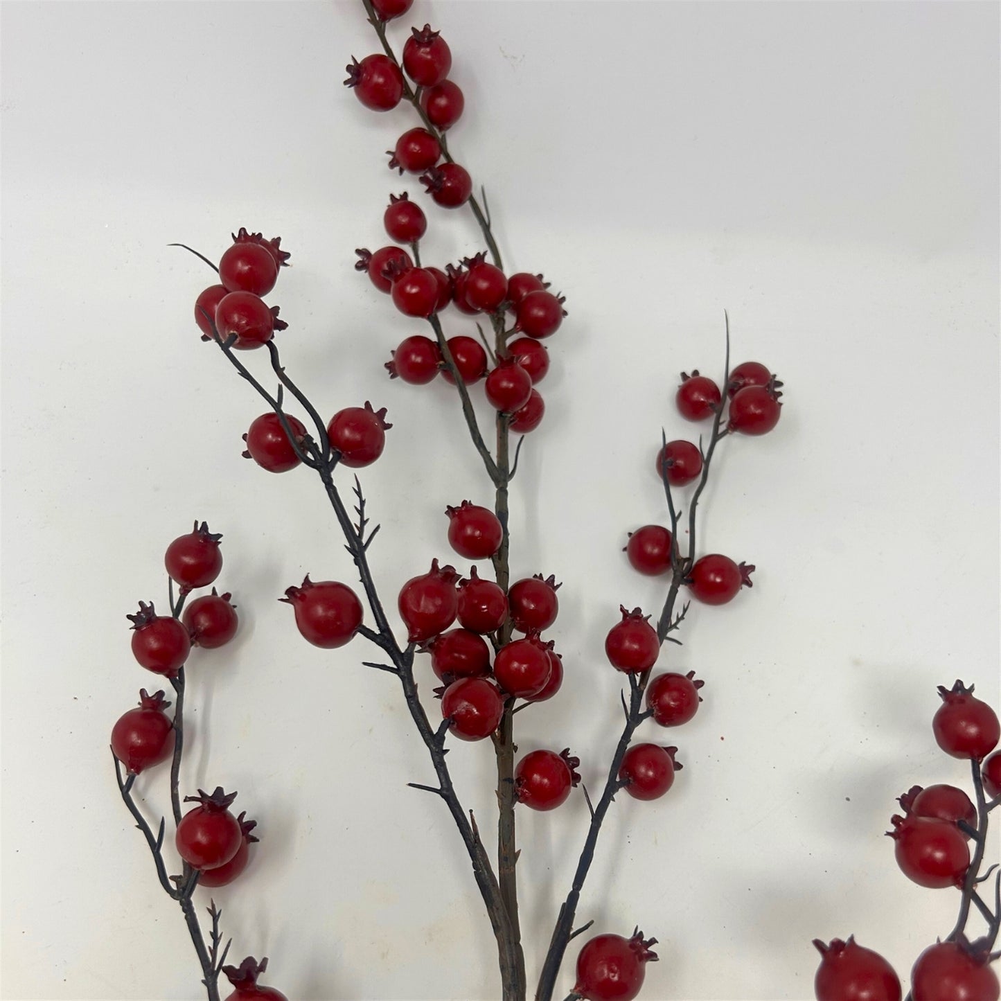 Faux Currant Berry Spray 38" - Deep Red | YS