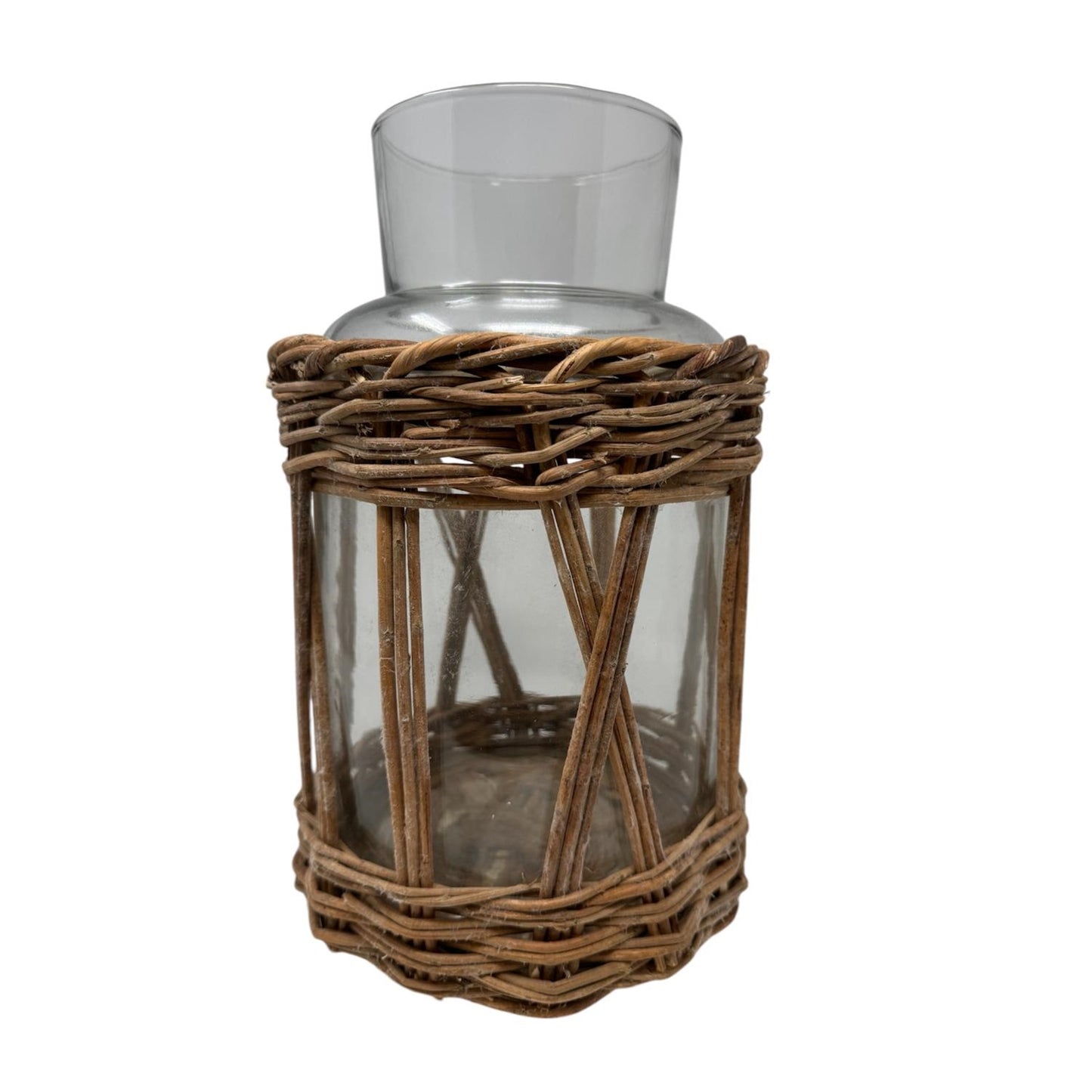 13"H Glass Vase - Clear | SB