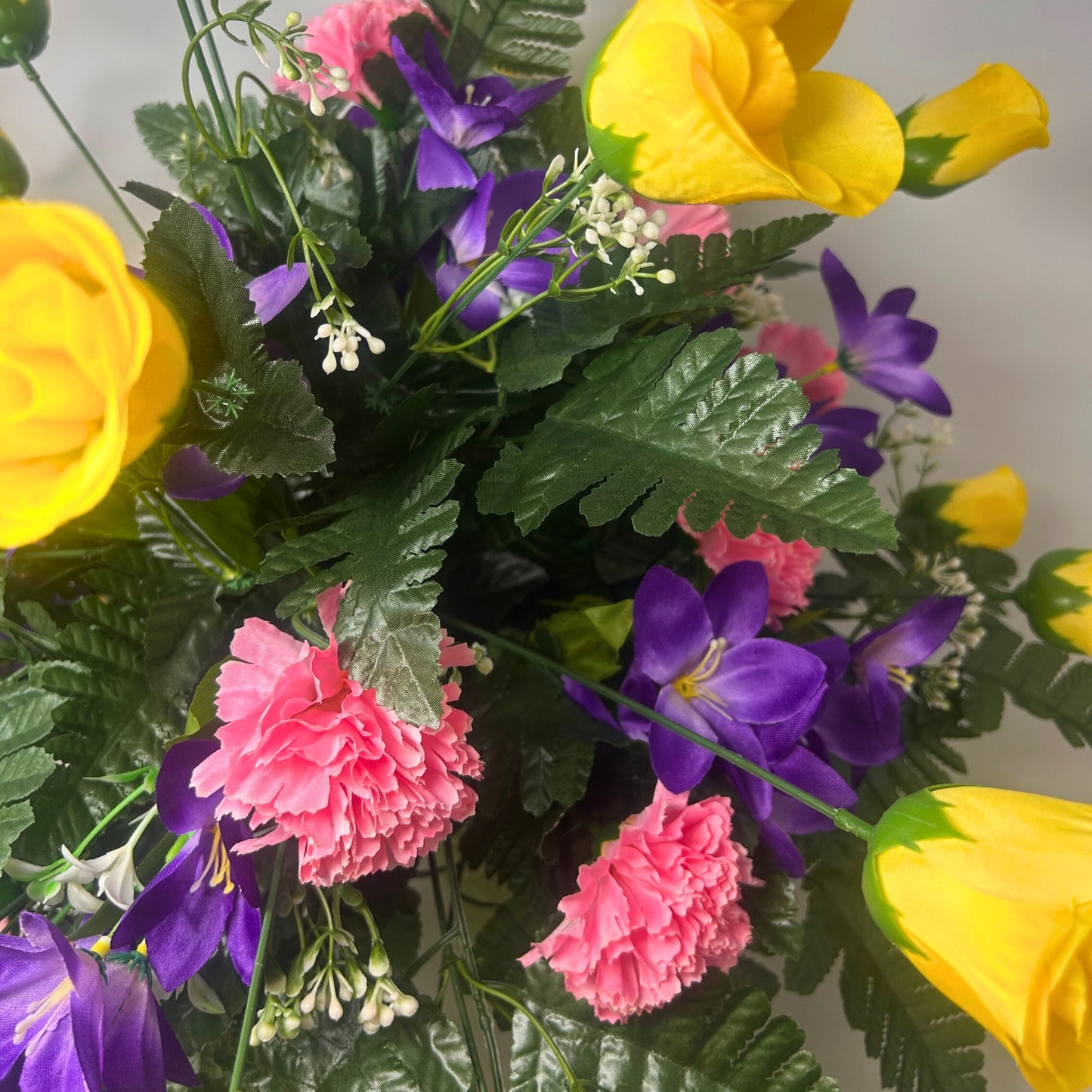 Rolling Fields Pre-Made Vase Insert (Yellow/Purple/Pink)