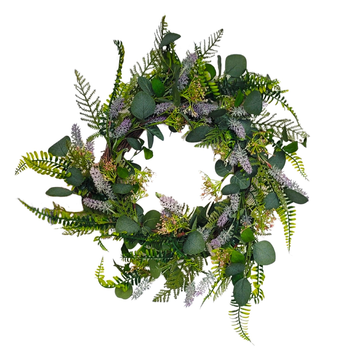 Lavish Lavender / Fern / Foliage Wreath 22”| QPE