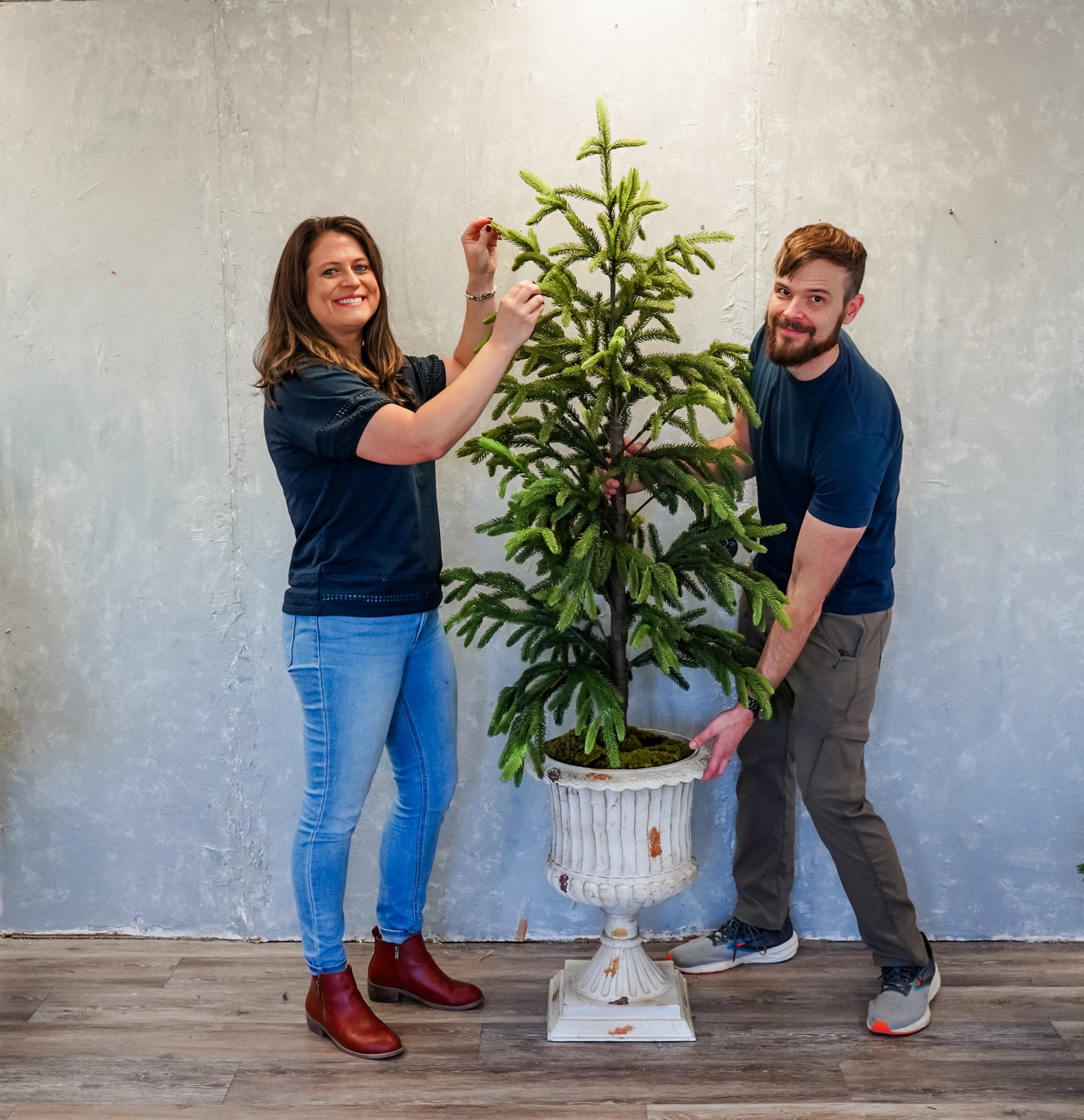Real Touch White Spruce Potted Tree 60" | XJ