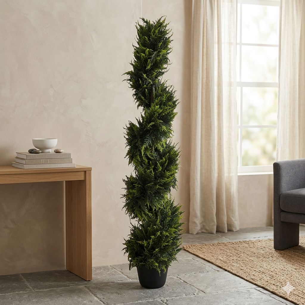 Spiral Cedar Tree Potted 60" | XJE