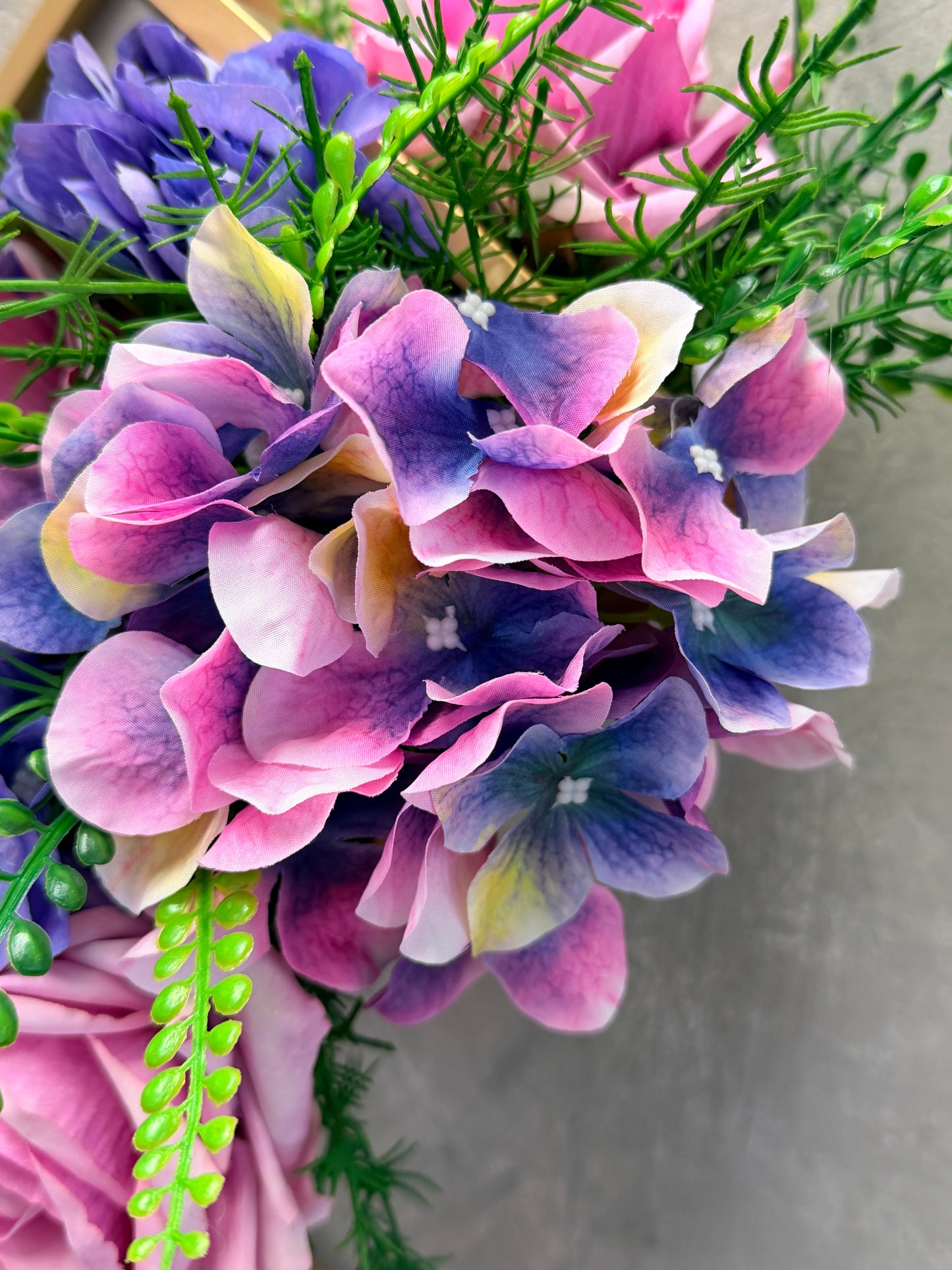 Grand Southern Hydrangea Stem 18" - Pink/Purple | GTE