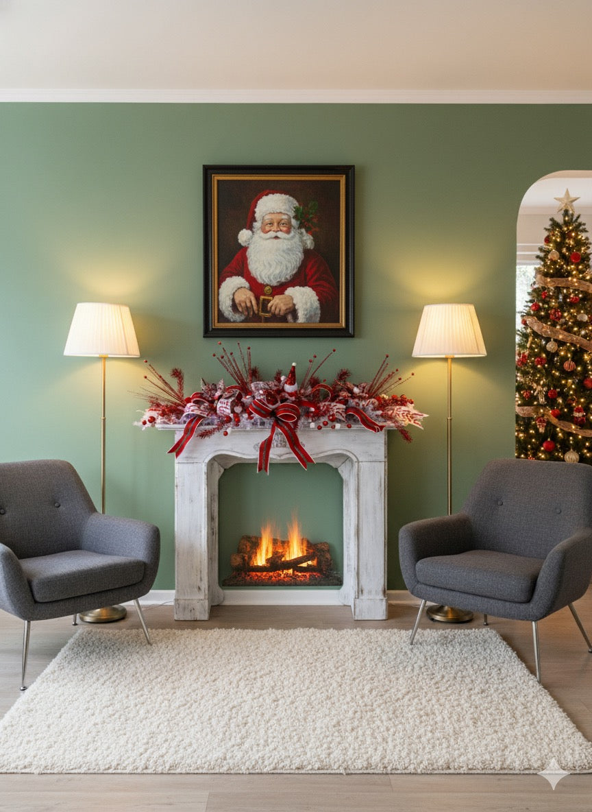 Santa's Suit Mantle Piece DIY Kit {Assembly Required}