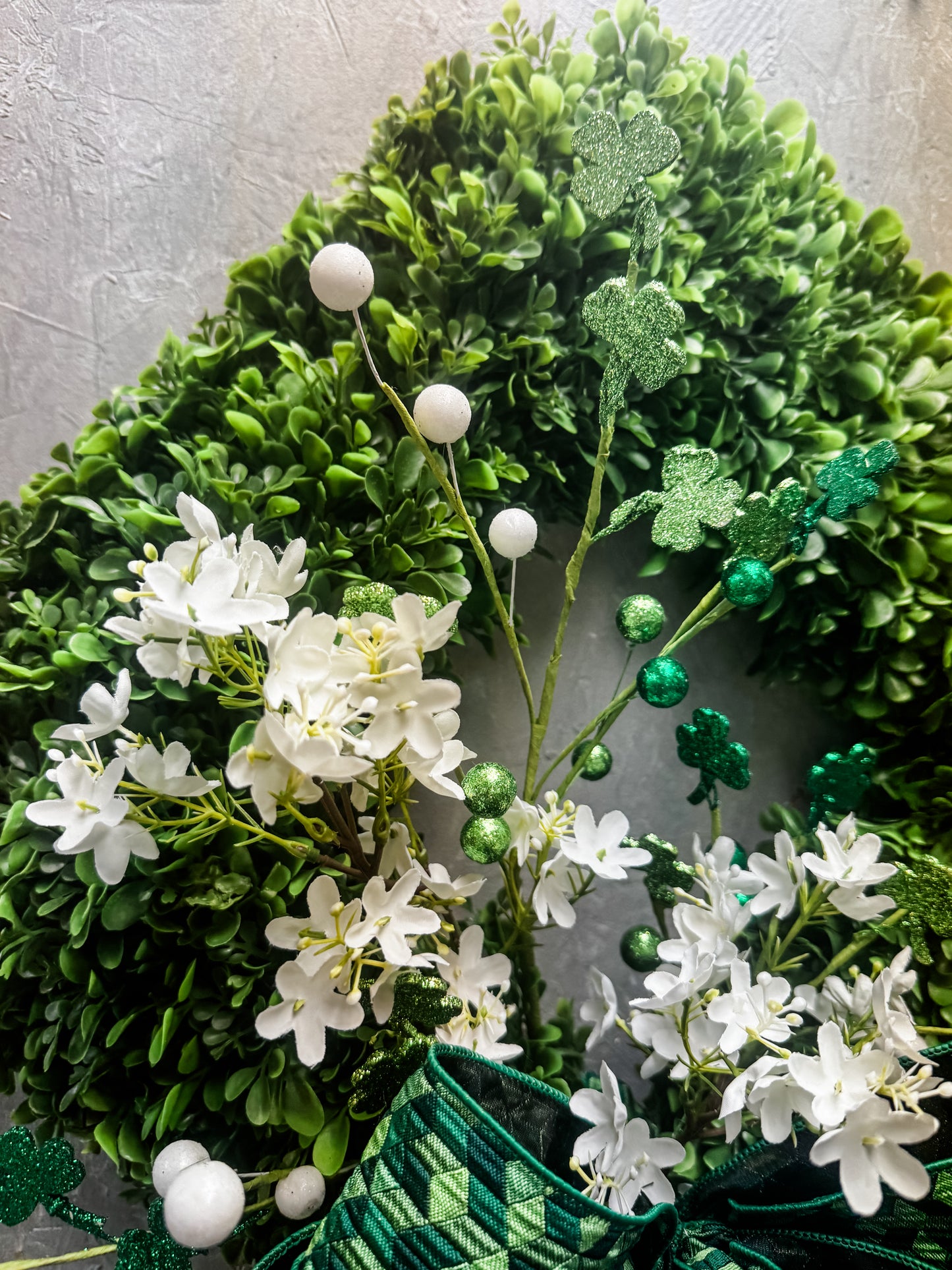 St Patrick's Day Wreath {Completed Wreath}