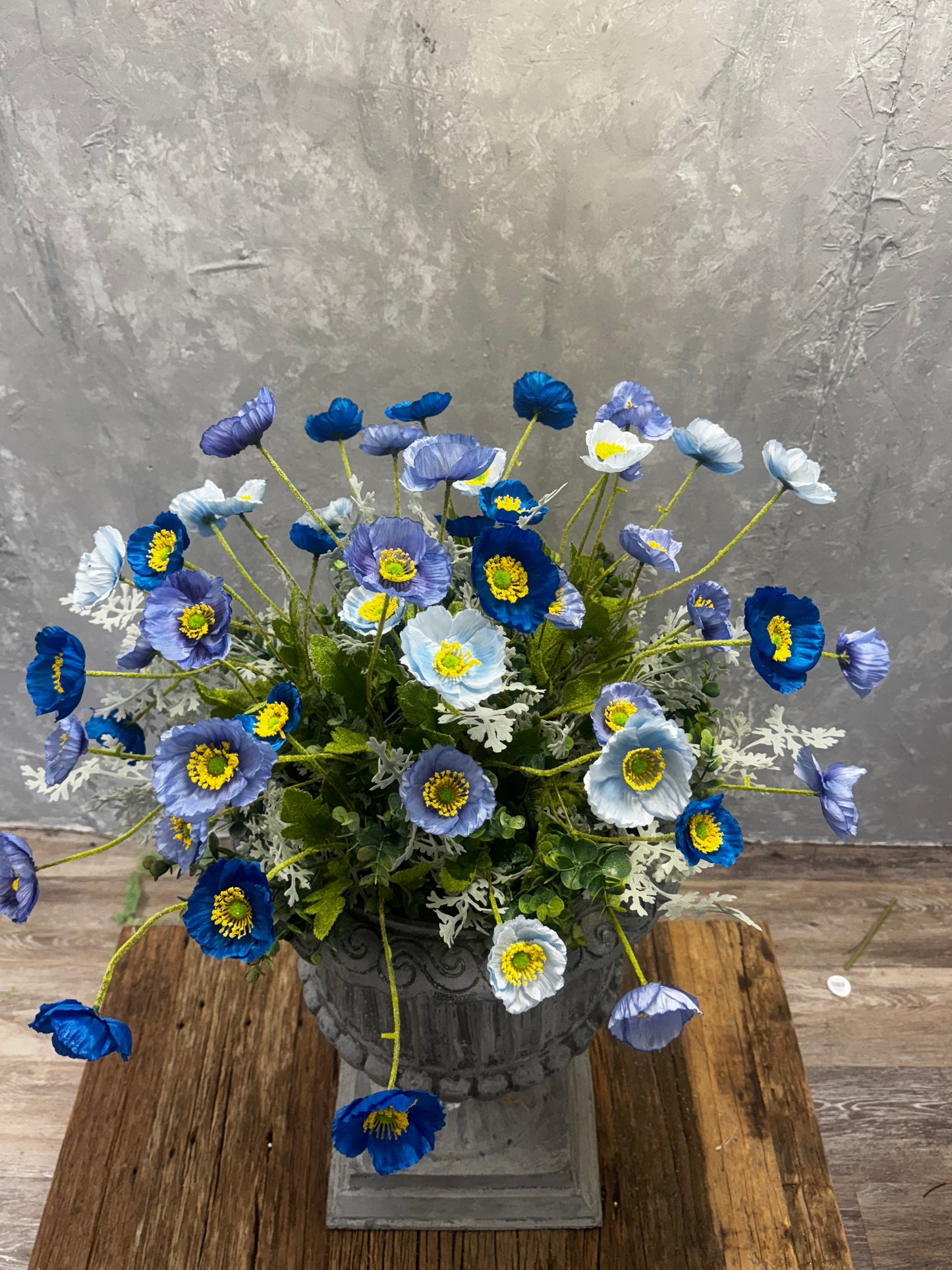 DIY Flowering Field Mini Poppies Kit WITH Planter {ASSEMBLY REQUIRED}