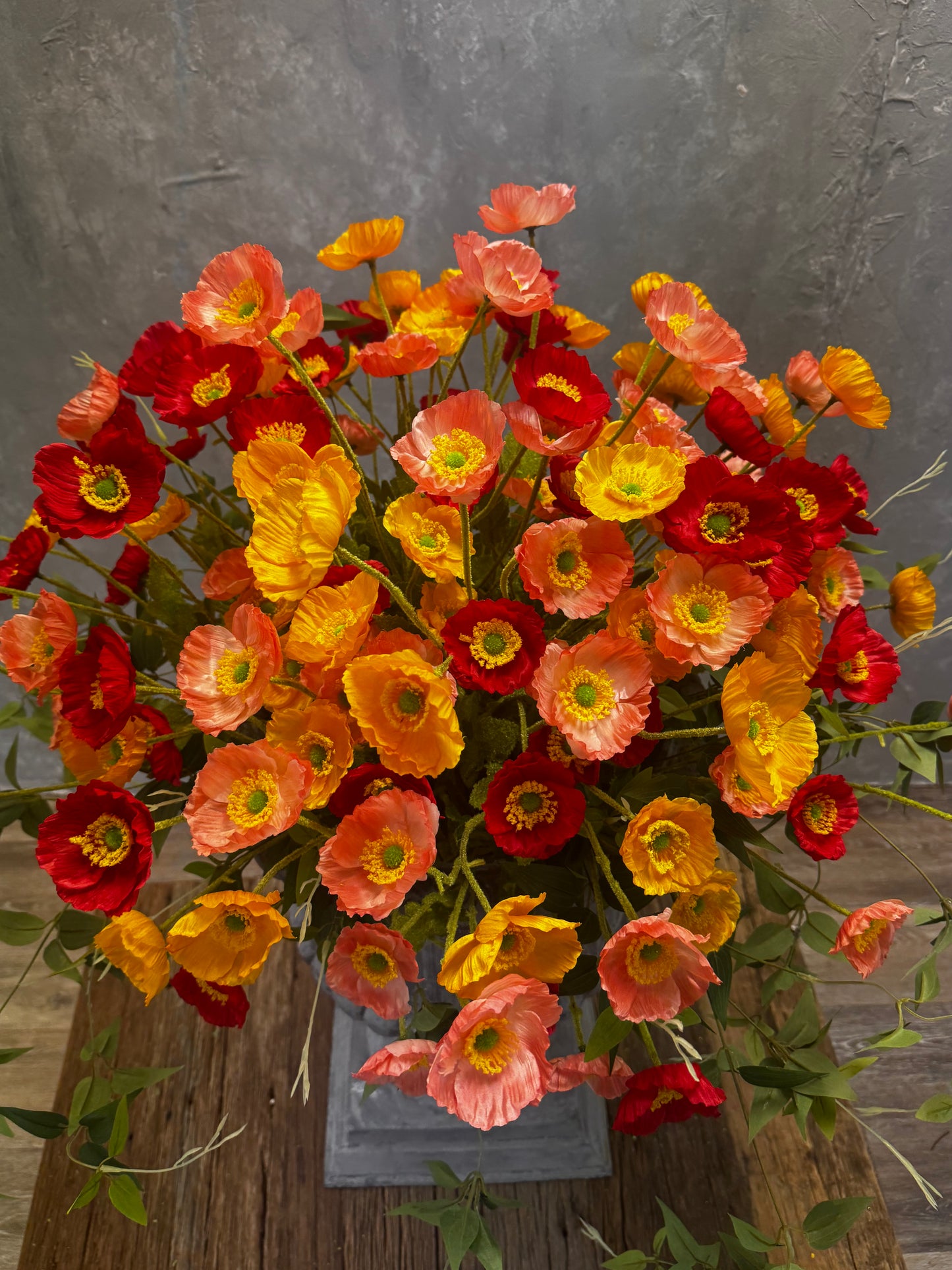 DIY Large Flowering Fields Mini Poppy Kit WITHOUT Planter, FLOWERS ONLY {ASSEMBLY REQUIRED}
