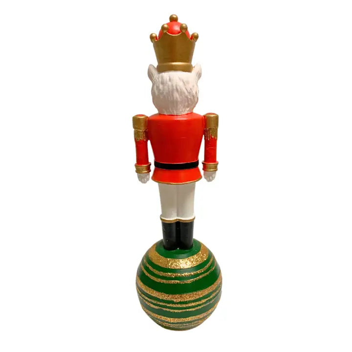 White Terrier Nutcracker Resin Décor 7.5" | LC