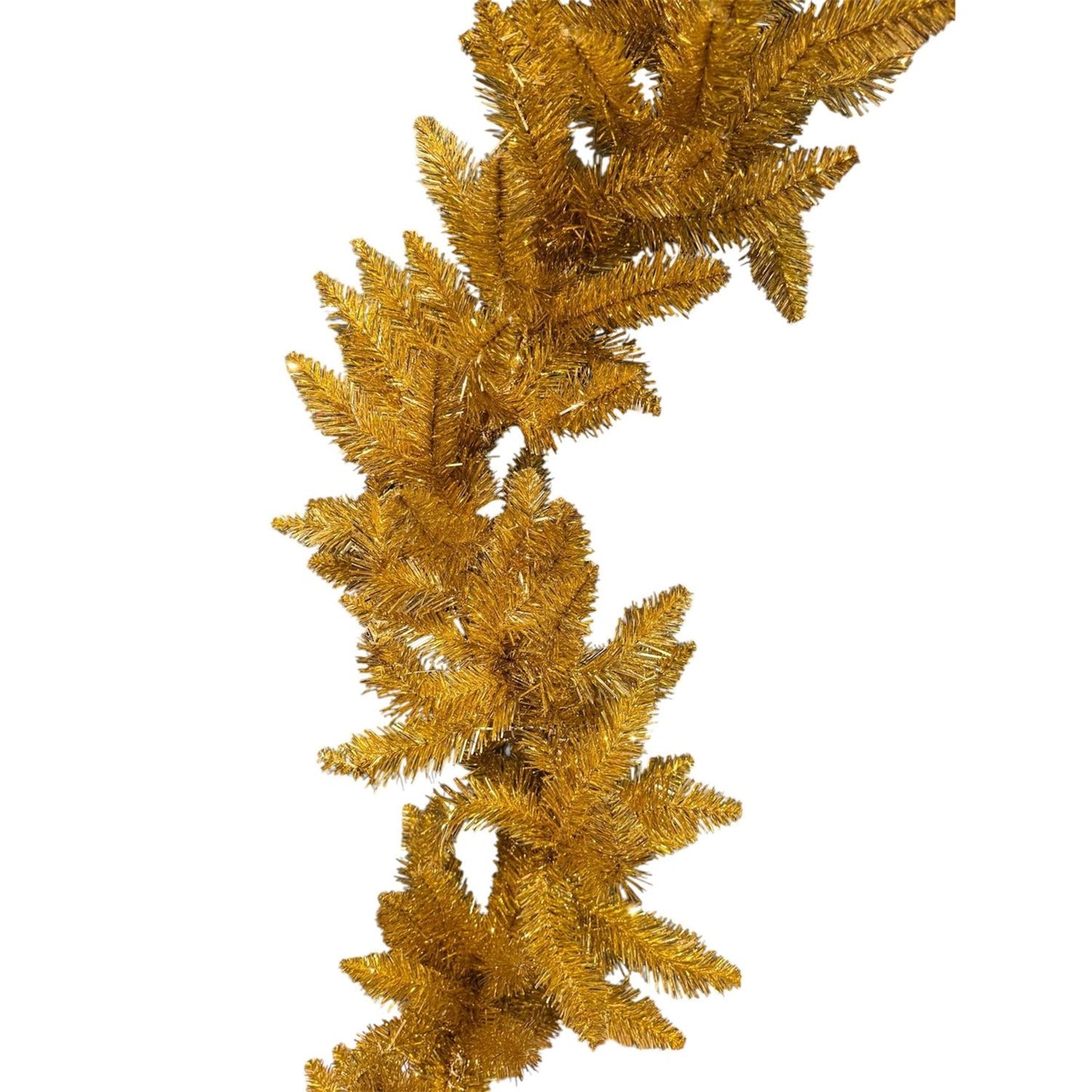 Gold Tinsel Garland 9' x 12” | HT