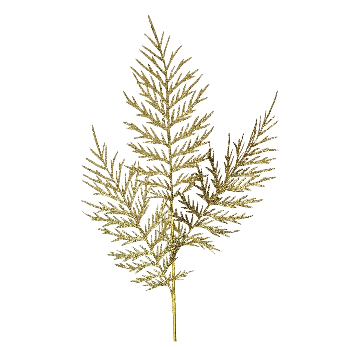 Glitter Modern Fern Spray - Gold 29” | YS