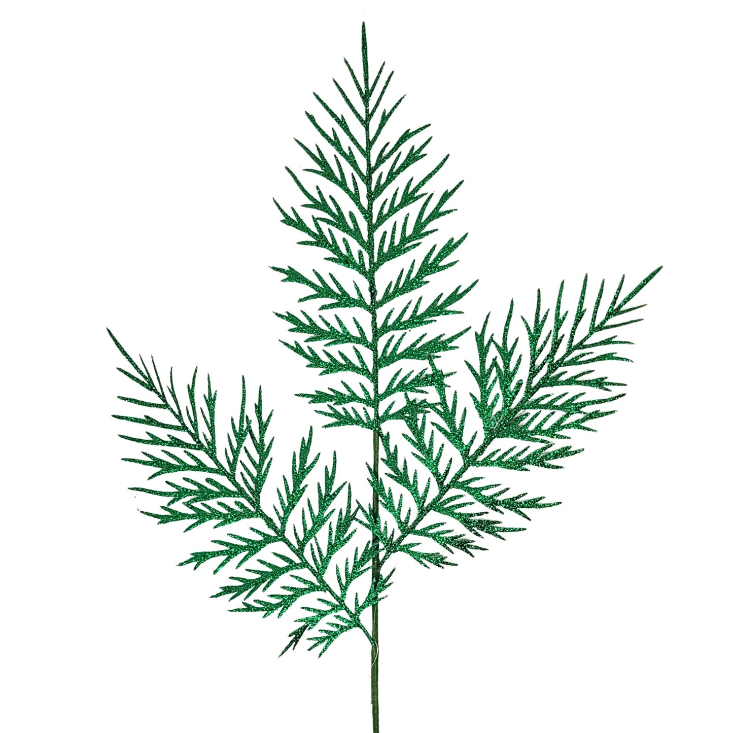 Glitter Moden Fern Spray - Emerald 29” | YS