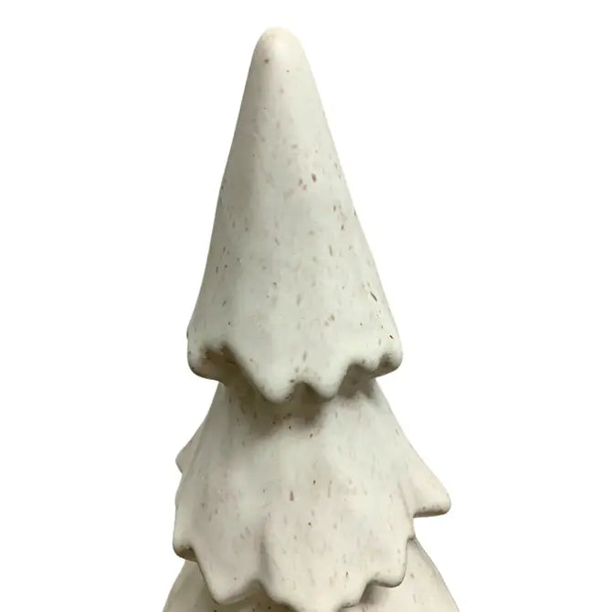 Ceramic Woodland Christmas Tree Tabletop 9.65” | LC