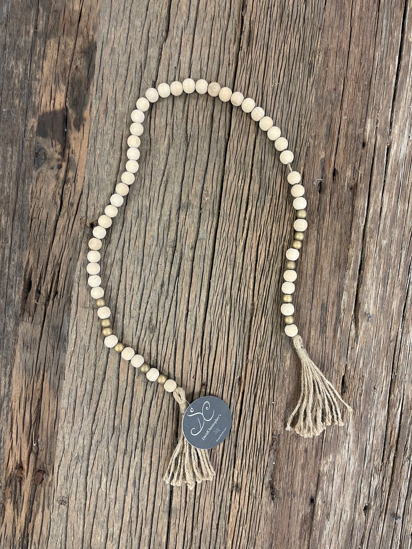 Boho Wood Bead Garland 42" | TA