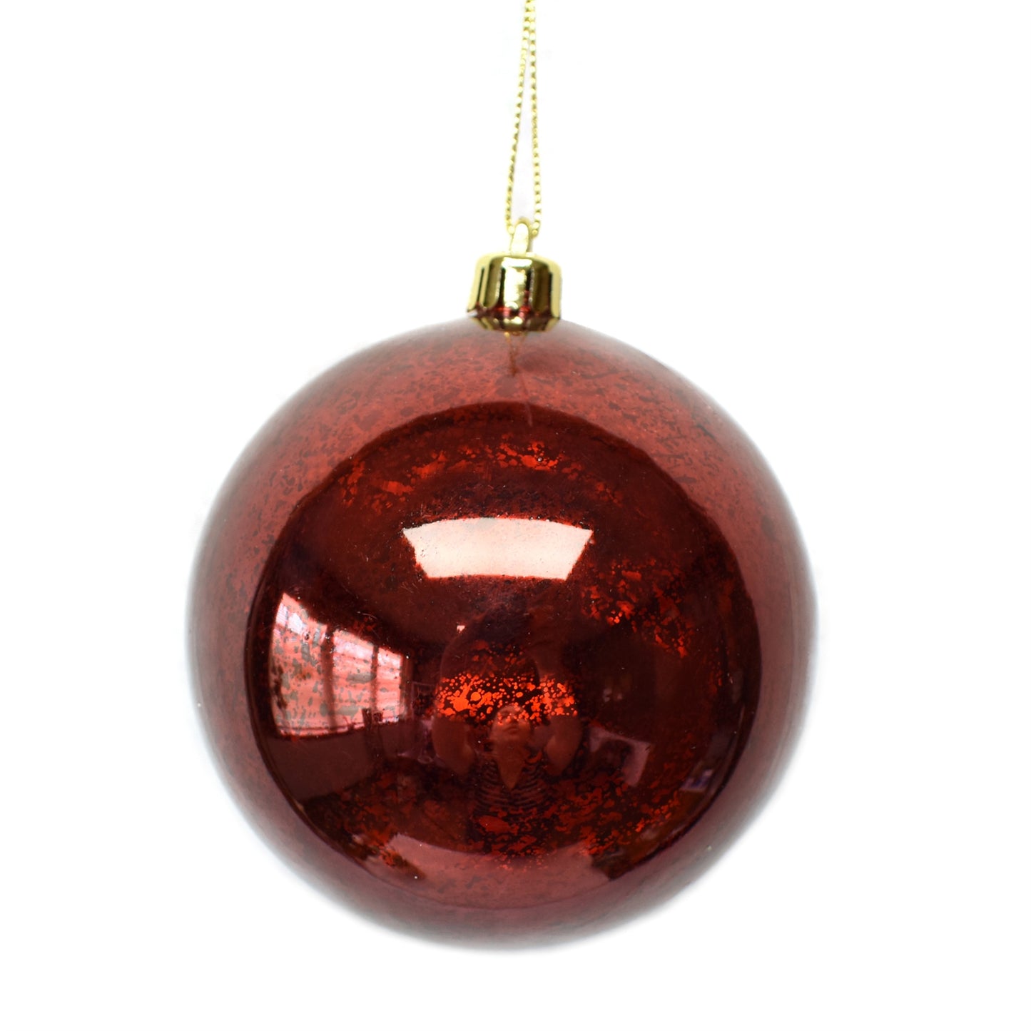VP Mercury Ball Ornament 5.5" - Burgundy | XJ