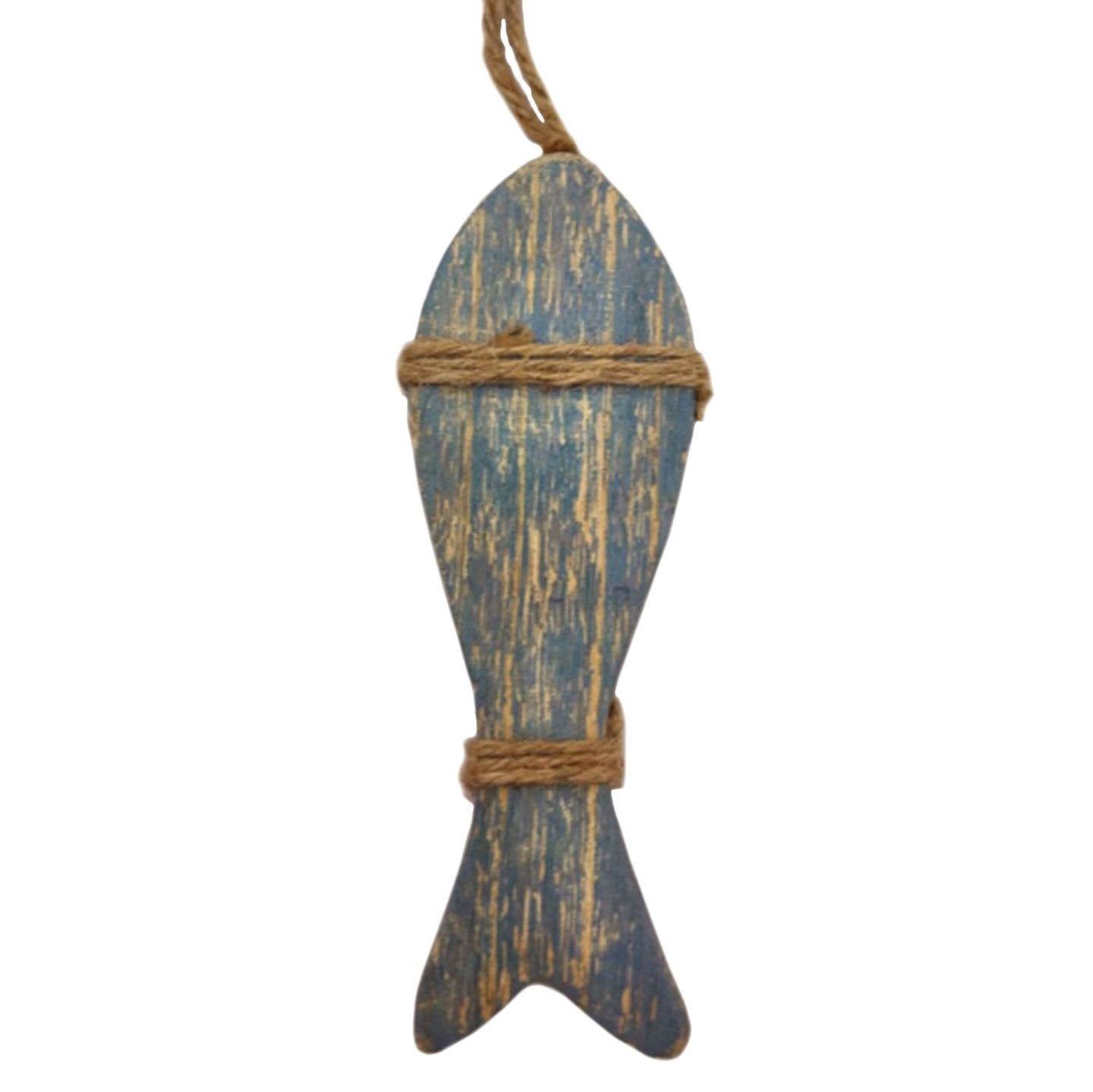 9.5" Driftwood Fish with Hanger --Each Sold Separately