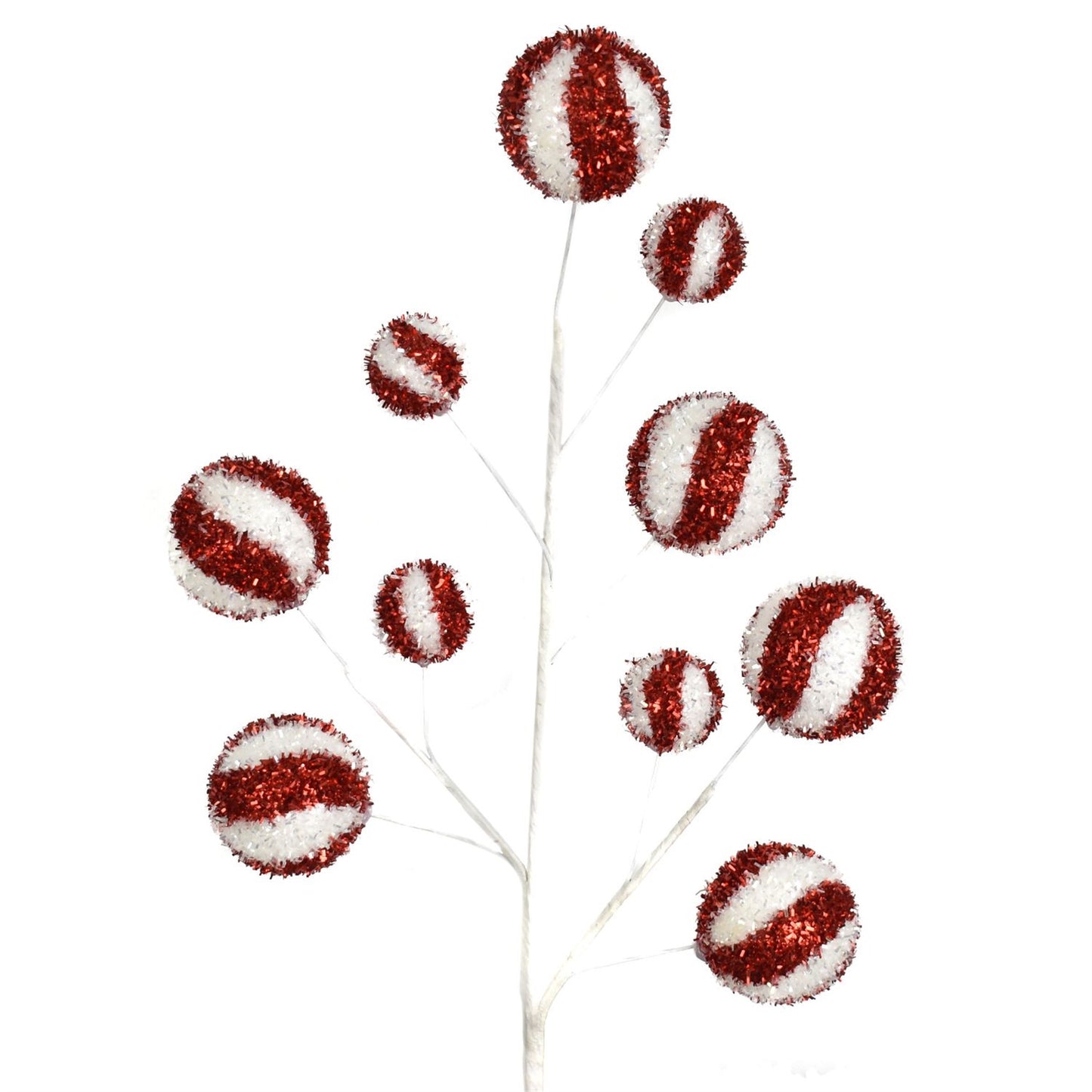 24" Candy Ball Spray in Red/White | FY