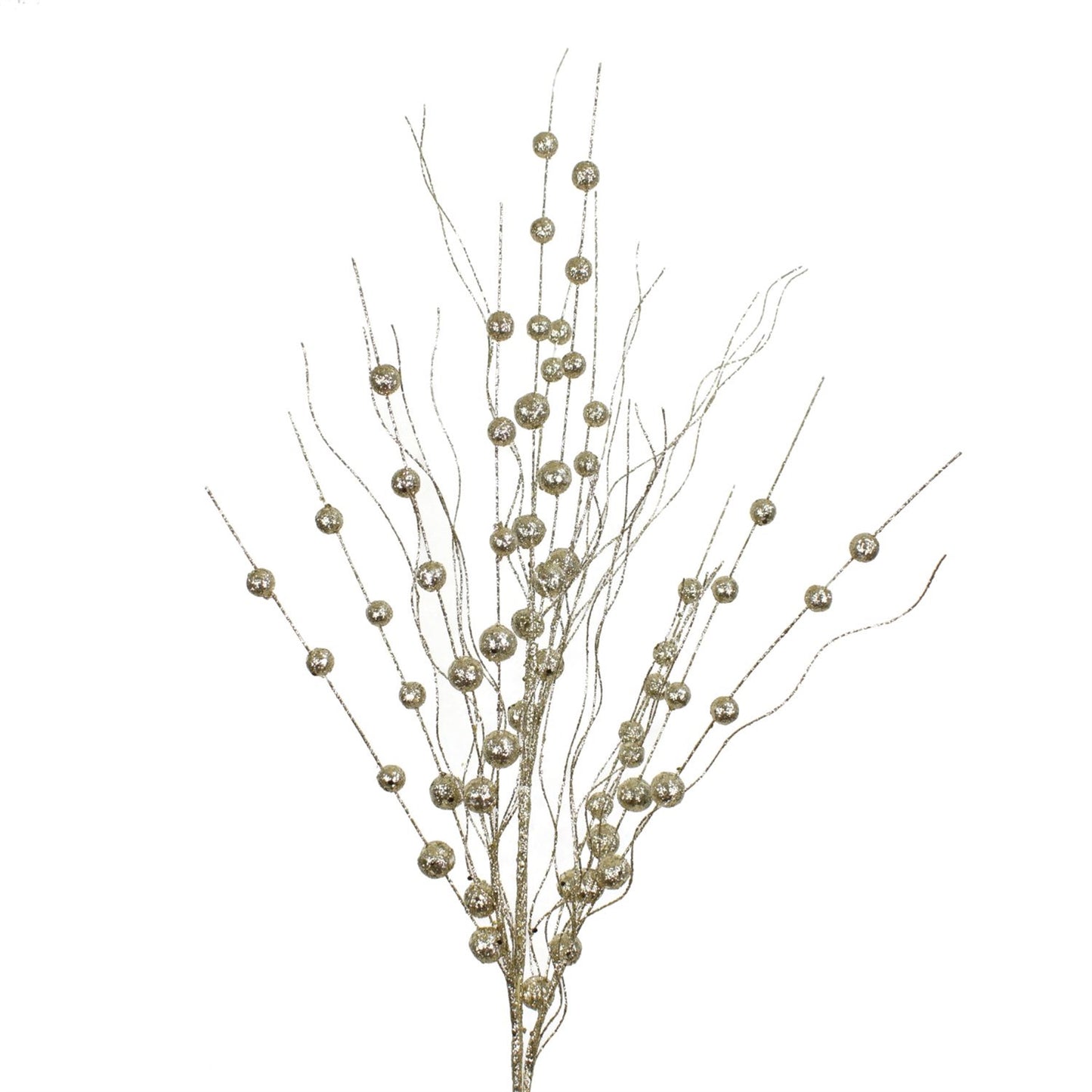 34''Whimsical Glitter Ball Spray in Champagne | QD