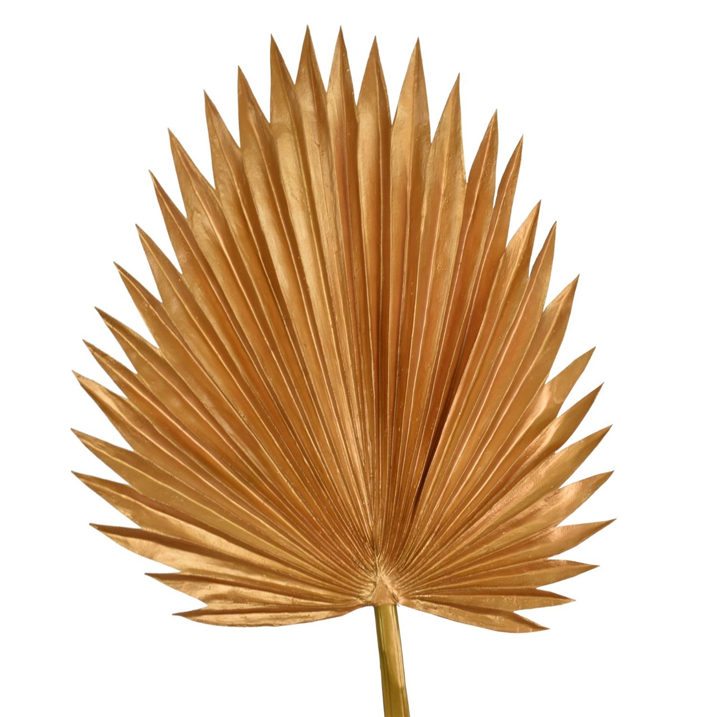 38” Metallic Copper Fan Palm Leaf Spray | XJ