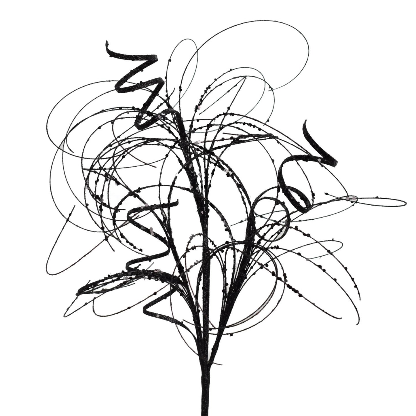 Squiggly Winter Spray - Black