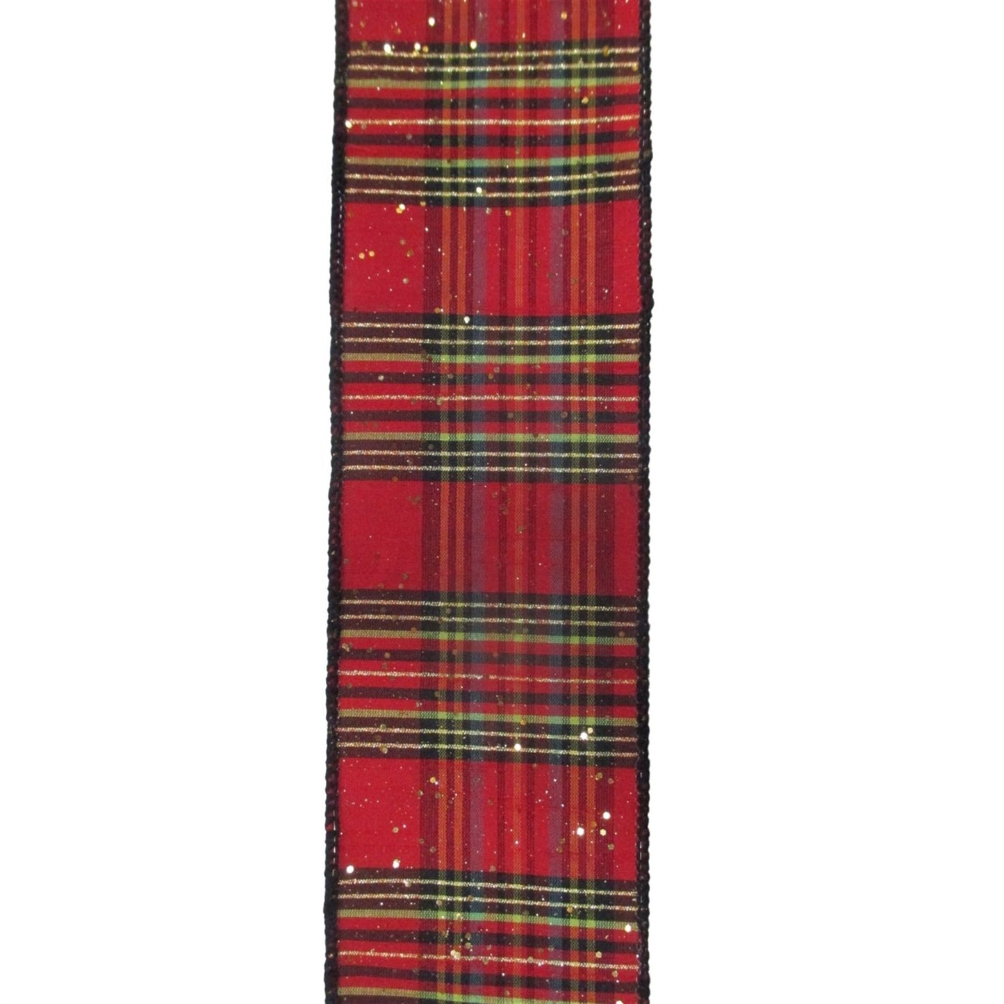 Royal Plaid with Glisten Ribbon 2.5" x 10yd