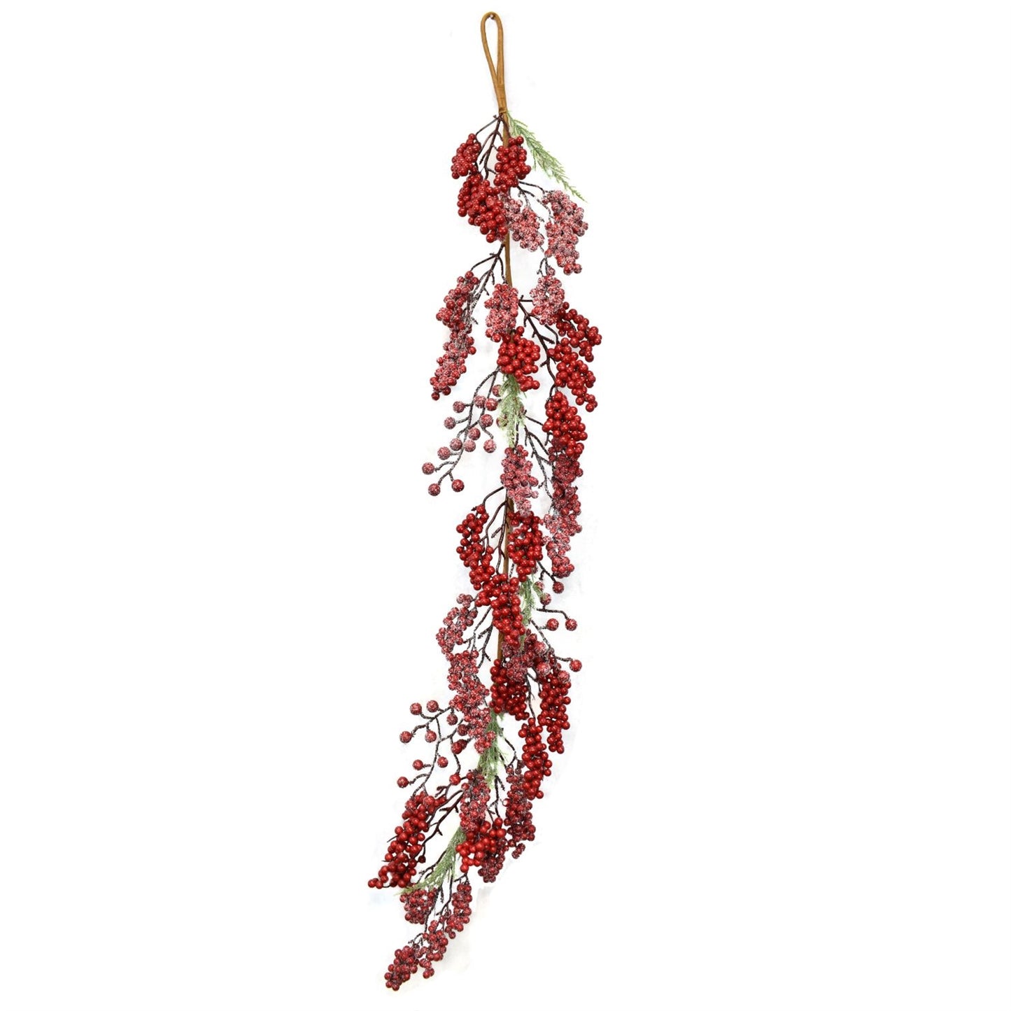 48'' Frosted /Shiny Winterberry Garland | FY