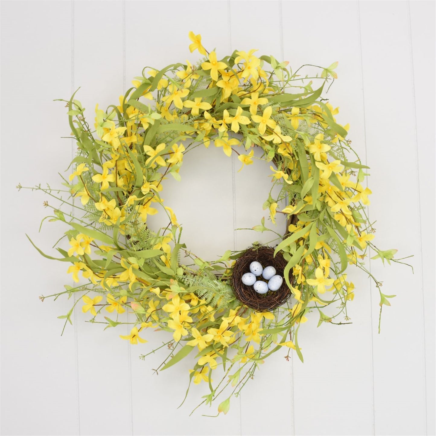 22” Meadows Nesting Forsythia Wreath | QDE