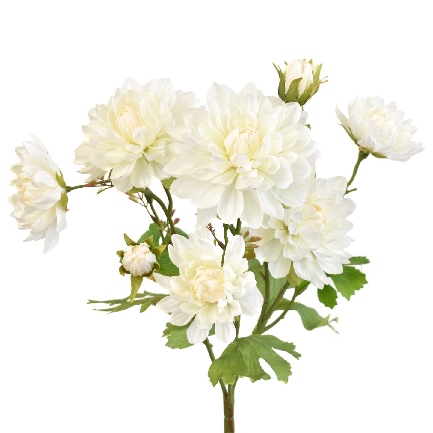 18.5" Chrysanthemum Spray in Cream | XJE