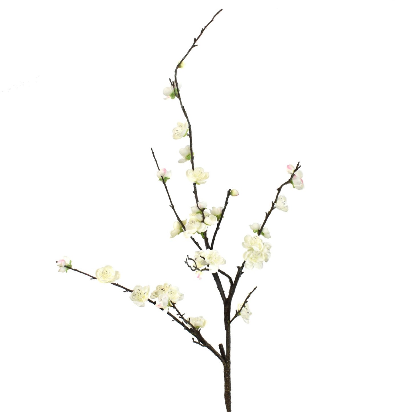 46” Japanese Peach Blossom Branch in Cream | XJE