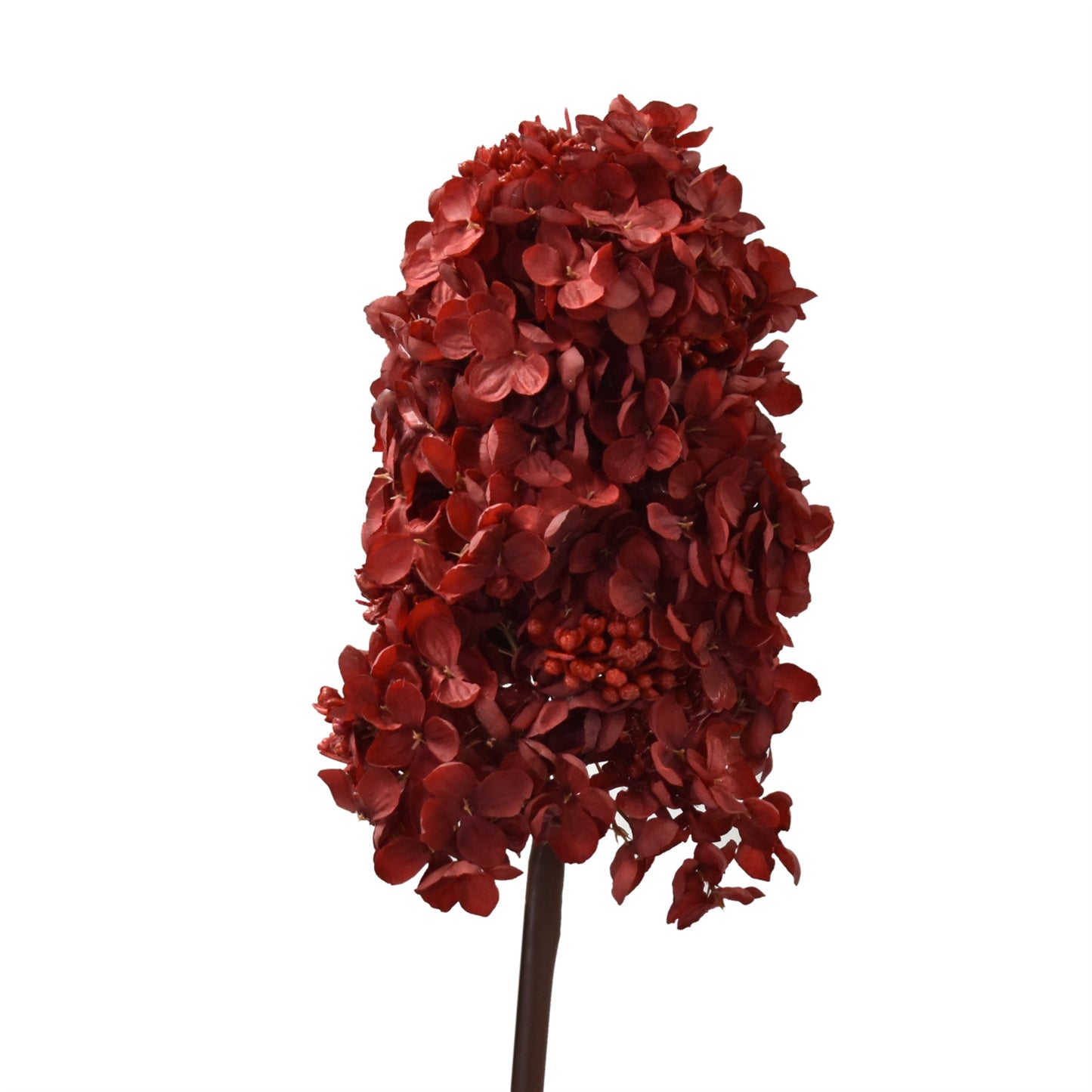 Peegee Hydrangea Stem 29" in Deep Red | XJC22