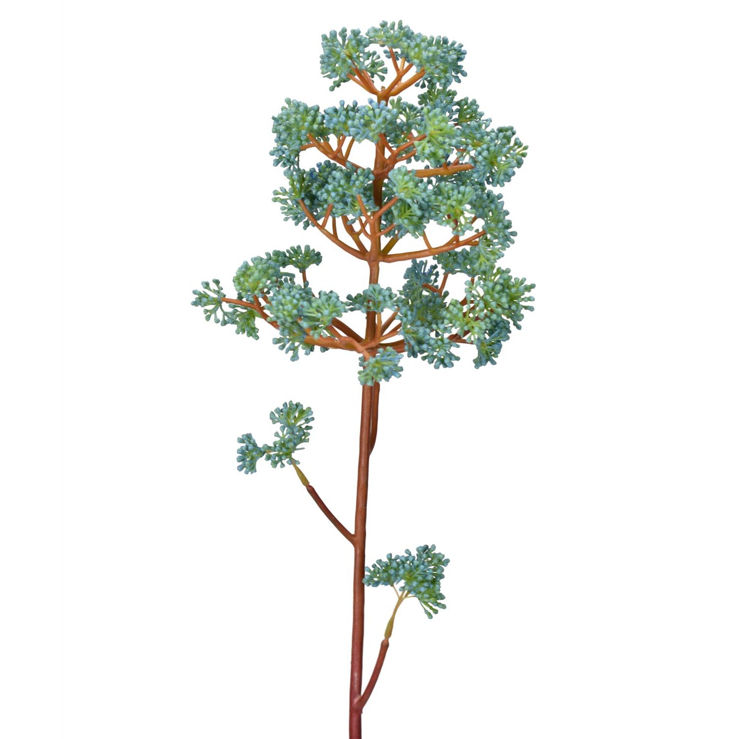 31" Plastic Cone Sedium Spray in Blue | XJE