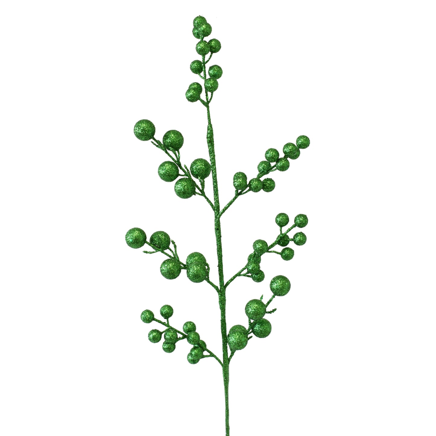 29" Glitter Ball Spray in Dark Green | QD