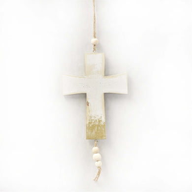 Spiritual Distressed Cross Ornament 8