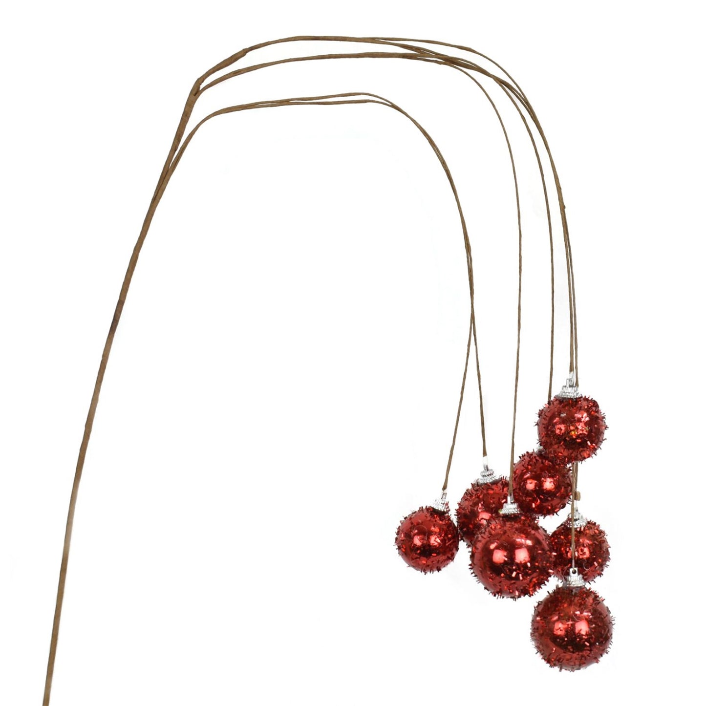 42" Pendant Ball Spray in Red | TA