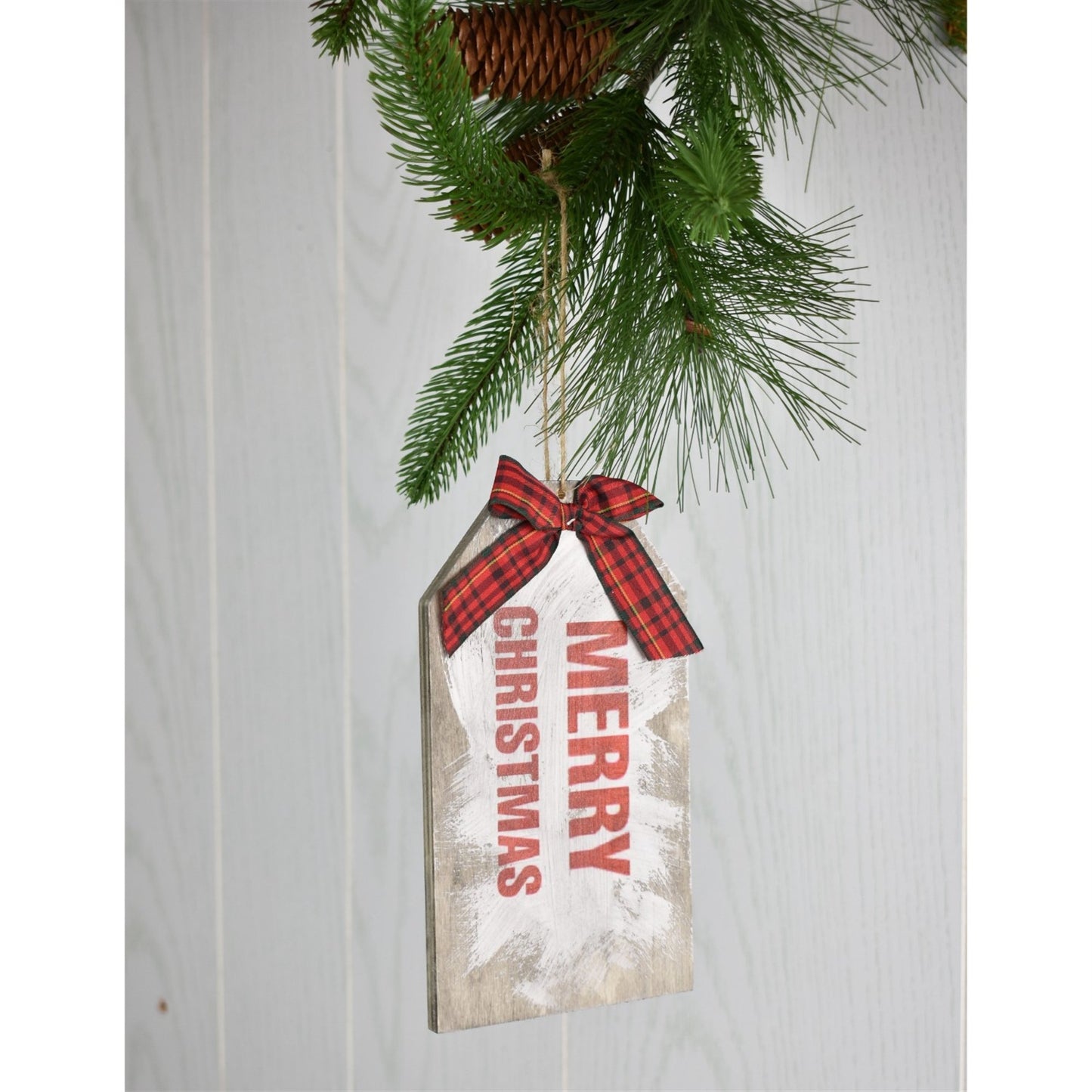 7.5" Wooden Tag Ornament Asst. | BF