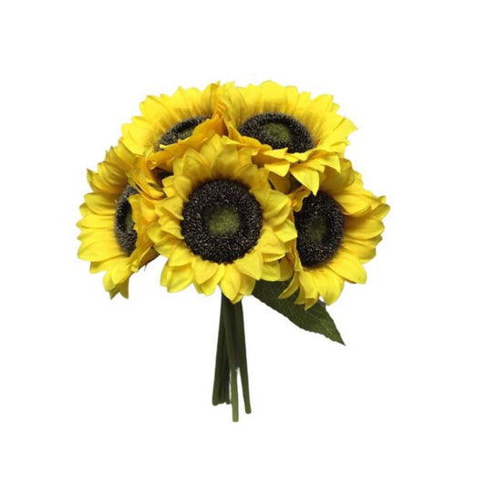 Sunflower Bouquet X 6 - Yellow 10" | YSE23