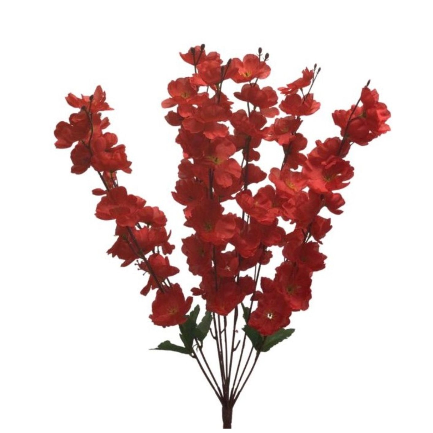 21" Cherry Blossom Bush x9 in Red | BYE